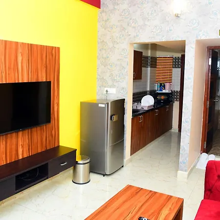 Dhoni Homes -Premium 1 Bhk Service Apartment Manyata Tech Park